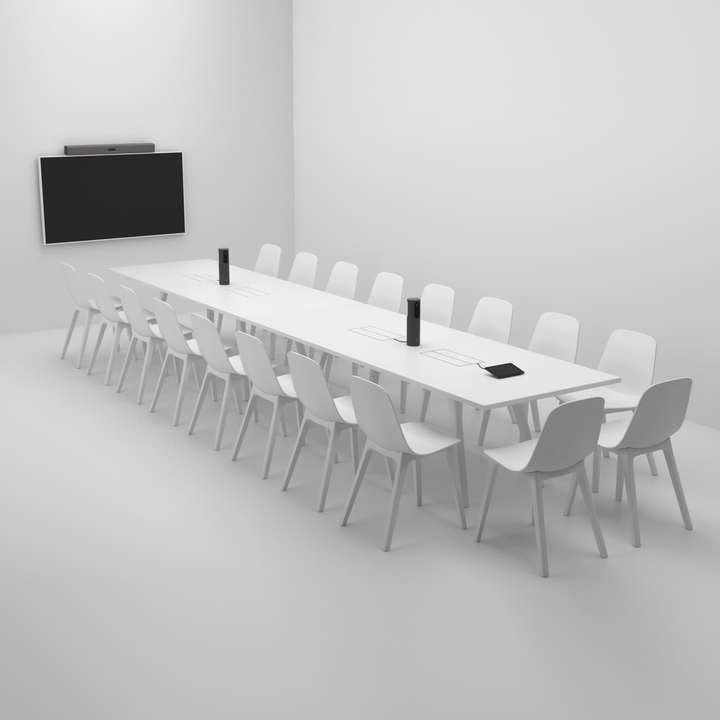 Neat Center in a large space